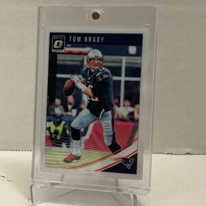 Tom Brady Football Trading Card Optic